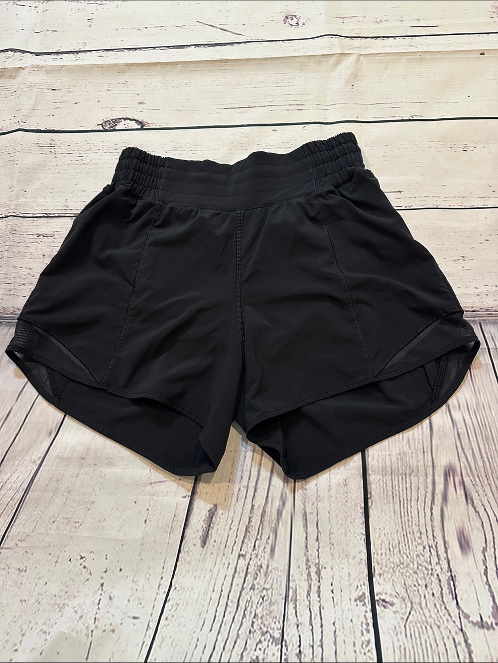 lululemon athletica Black Performance Running Shorts